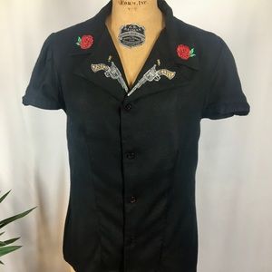 Lucky 13 button up shirt.